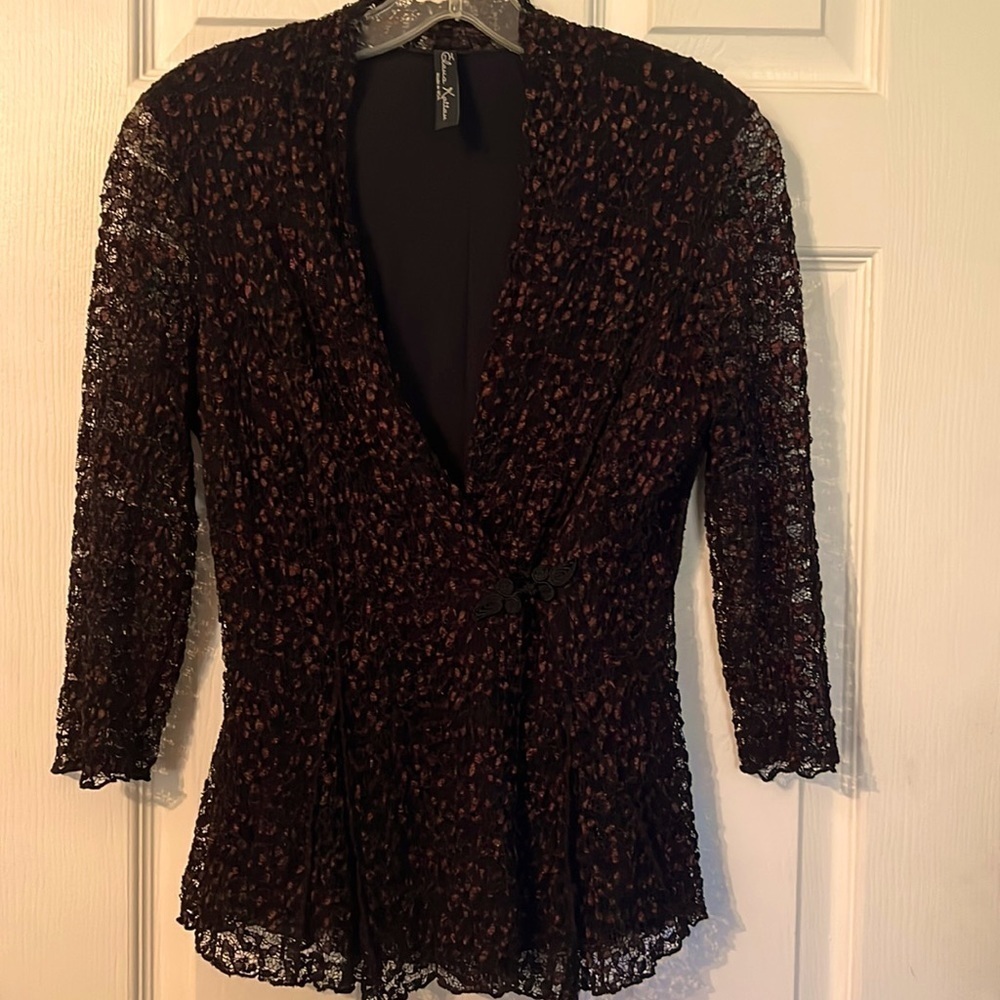 Elana Kattan lacy jacket - Size XS